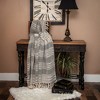 Parkland Collection,Ivy Transitional Beige 52" X 67" Woven Handloom Throw - 2 of 4