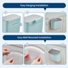 Small kitchen trash can with lid hanging trash can compost bin for kitchen counter - 4 of 4