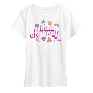 Women's - Barbie - I Am Kenough Icons Short Sleeve Graphic T-Shirt - 1 of 4