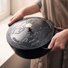 Staub Cast Iron Essential French Oven, Dutch Oven, 5-quart, serves 5-6, Made in France,  with Horse Lid - 2 of 4