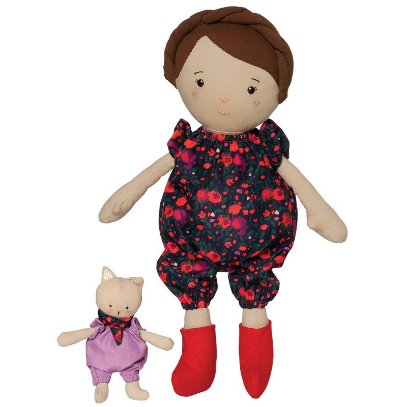 Manhattan Toy Playdate Friends Freddie Machine Washable and Dryer Safe 14 Inch Doll with Companion Stuffed Animal, 1 of 12