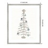 Amanti Art Decorative Coastal Holiday Tree IV by Kathleen Parr McKenna Wood Framed Wall Art Print 21 in. x 25 in. - 4 of 4