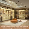 Aheaplus Closet System with 8 Drawers, Walk-in Wardrobe Organizer with 4 Hanging Rods - 3 of 4