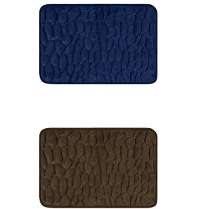 REGALWOVEN Memory Foam Non-Slip Water Absorbent Bathroom Mats 2 Pcs - 1 of 4