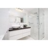 Harper 4-Light Modern Glass Vanity Bath Light - Dimmable, Damp Rated, Nautical Design - 4 of 4