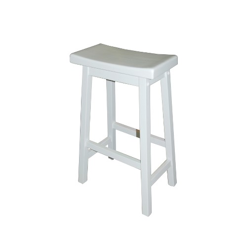 3 white best sale bar stools