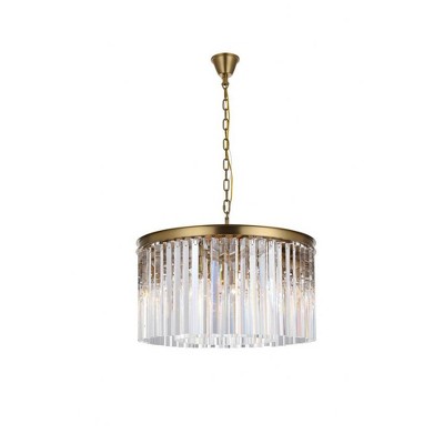 Elegant Lighting Sydney 8 - Light Chandelier in  Satin Gold