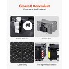 VEVOR Motorcycle Top Case, 65L Waterproof Detachable Motorcycle Top Box with Lock & Back Cushion, Fit for 99% of Motorcycle Frames, Black - 3 of 4
