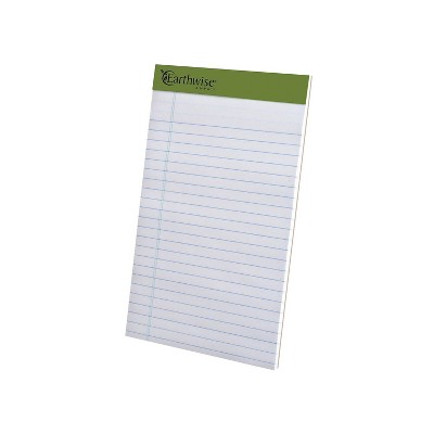 Earthwise by Ampad Notepads 5" x 8" College Ruled White 573671
