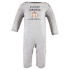 Hudson Baby Unisex Baby Cotton Coveralls, Pumpkin Truck - 4 of 4