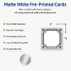 Avery Square Cards, 2" x 2", Silver-Metallic Black, Matte, 120ct - 2 of 4
