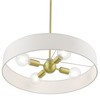 Livex Lighting Venlo 4 - Light Pendant in  Satin Brass/Shiny White - 3 of 4