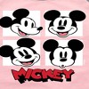 Girls' - Disney - Mickey Grid Shirt Tail Raglan Graphic T-shirt - 2 of 3