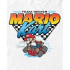 Seven Times Six Nintendo Super Mario Men's Mario Kart Team Driver Checkered Flag T-Shirt White - image 2 of 4