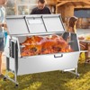 VEVOR 60W Rotisserie Grill with Hooded Cover, 56 Inch Pig Lamb Goat Rotisserie Grill Roaster, 286Lbs Capacity, Silver - 2 of 4
