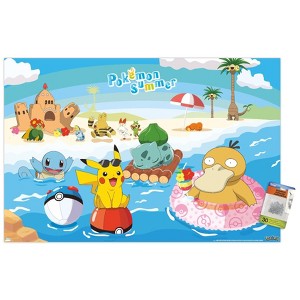 Trends International Pokémon - Summer Unframed Wall Poster Prints - 1 of 4
