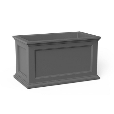 20" x 36" Fairfield Planter Graphite Gray - Mayne