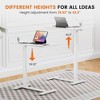 Lyngins Mobile Standing Table, Height-Adjustable Rolling Desk, Portable Computer Desk with Lockable Casters, Versatile Office Desk for Home - 2 of 4