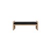Meridian Furniture,Sonia Velour Fur Fabric Bench - 3 of 4