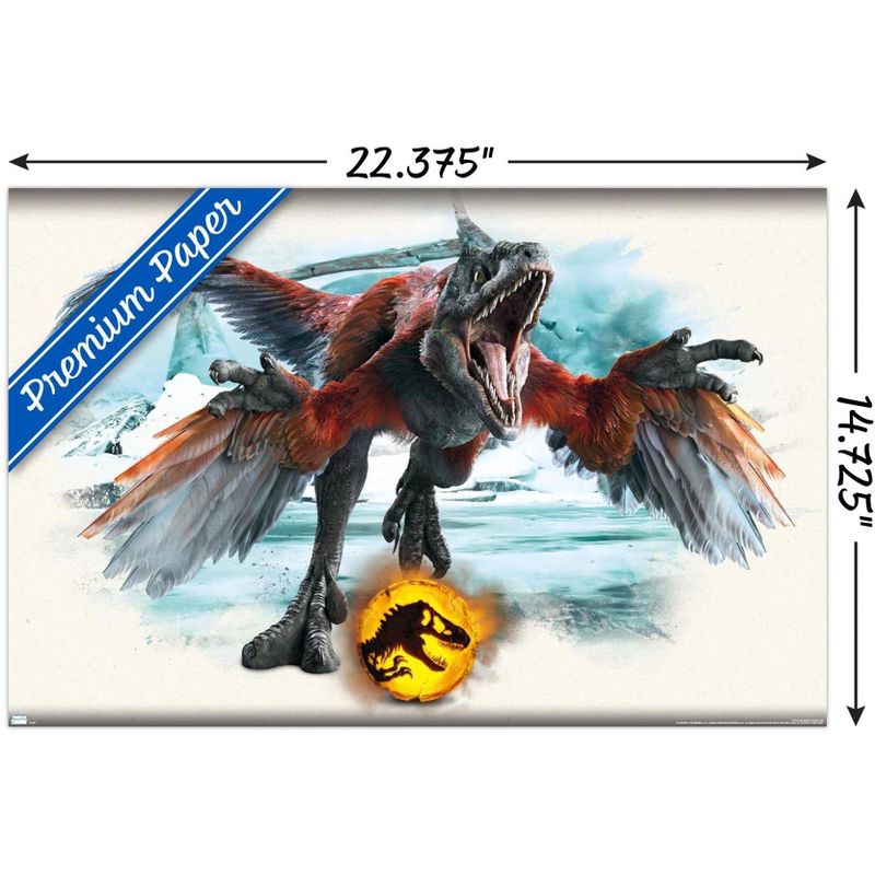 Trends International Jurassic World: Dominion - Pyroraptor Focal Unframed Wall Poster Prints, 3 of 7
