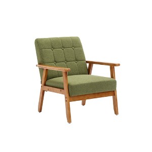 Vatros Mid-Century Modern Accent Chair,Armchair for Living Room - 1 of 4