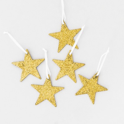 easy christmas star garland + gift topper