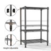 SEVOBAL Wire Storage Shelving 3-Tier Utility Shelving Unit Steel Organizer Wire Rack for Home,Kitchen,Office, Gray, 17.7"*11.8"*47.2" - 4 of 4