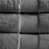Vynxaria Charcoal 6 Piece Cotton Bath Towel Set - 3 of 4