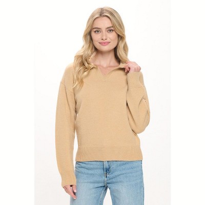 WEST K Women's Eloise Long Sleeve Collared Sweater