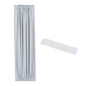 Unique Bargains Blackout Half Curtain with Adjustable Tie Back - 1 of 4