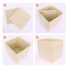 REGALWOVEN Fabric Reinforced Storage Bin for Organizing Clothes Books 2 Pcs - 3 of 4