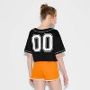 Women's Game Day Cropped Elbow Sleeve V-Neck Athletic Jersey - Wild Fable™ - 3 of 3