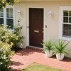 2 Pack 33.5in Outdoor Artificial Agave Plants with Ground Stakes – 21 Leaves Faux Yucca Landscaping Decor for Garden Patio Yard - 2 of 4