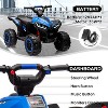 12V Ride On ATV for Kids Electric Four Wheeler for Toddlers Ages 3-8, Battery Powered Quad with Remote Control, LED Lights - 3 of 4