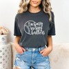 Simply Sage Market Women's I'm Busy Raising Ballers Short Sleeve Garment Dyed Tee - 2 of 4