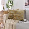 Kate Aurora 1 Piece Nolita Argyle Raised Chenille Ultra Plush & Fluffy 18"x 18" Filled Accent Throw Pillow With Removable Zipper Shell/Cover - 2 of 4