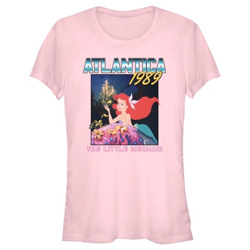 Juniors Womens The Little Mermaid Ariel Atlantica 1989 T-Shirt - image 1 of 4