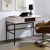 NicBex Modern Writing Desk with USB Port & Storage Drawer Minimalist Home Office Computer Desk for Bedroom/Study - 3 of 4