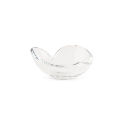Nambe Glass Heart Bowl, Jewelry Catch-All Bowl, Gift for Candy Lovers, Valentines Day, Mothers Day, or Anniversary,Medium 6.25 Inch