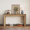 Mirod Elegant Console Table with Fireplace-Inspired Design, Wood Veneer Top, Versatile Entryway, Hallway or Living Room Table - 2 of 4