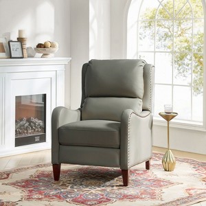 Jade Genuine Leather Chair Recliner | Karat Home - 1 of 4