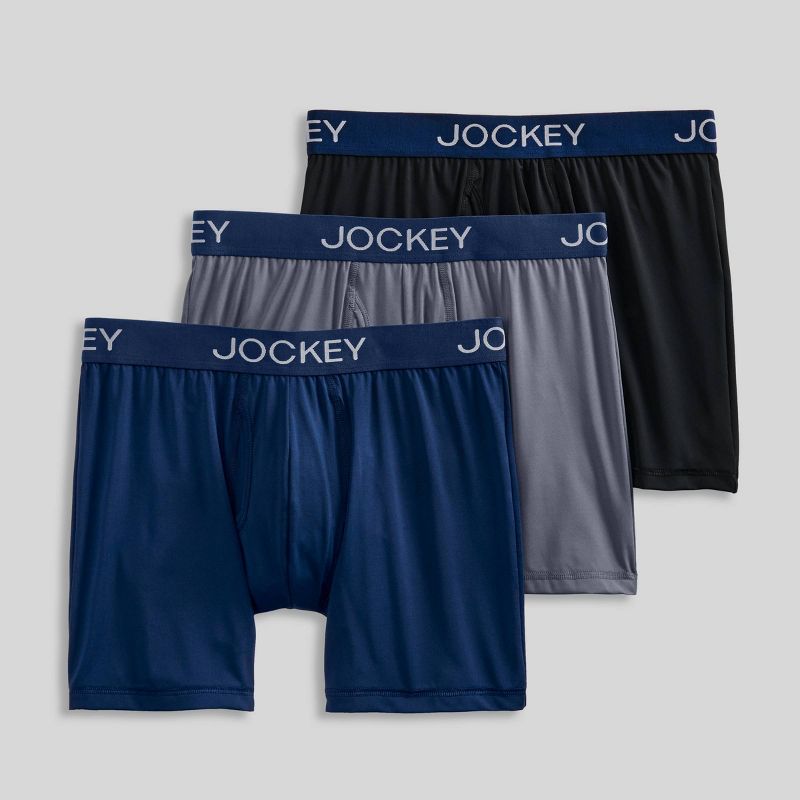 Jockey Generation™ Men's Microfiber Stretch 3pk Boxer Briefs, 1 of 6