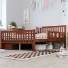 NicBex Twin/Full Wooden Platform Bed Frame with Storage Drawers & Guardrails,Modern Toddler Bed for Bedroom,Kids Room - 4 of 4
