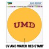 UMD Secondary Logo  Automotive Car Window Locker Circle Bumper Sticker - 2 of 4