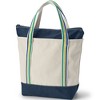 Lands' End Zip Top Canvas Tote Bag - 4 of 4