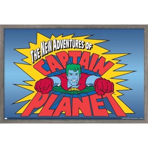 Trends International Captain Planet and The Planeteers - Logo Framed Wall Poster Prints - 1 of 4