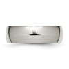 Black Bow Jewelry Titanium 7mm Polished Domed Comfort Fit Band - 3 of 4