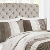 Gracie Mills Nixon 7-Piece Contemporary Striped Comforter Set - 2 of 4