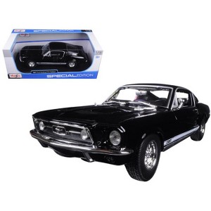 1967 Ford Mustang GTA Fastback Black "Special Edition" 1/18 Diecast Model Car by Maisto - 1 of 4