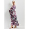 Avenue Women's Plus Size Arlo Bell Sleeve Maxi Dress - 4 of 4